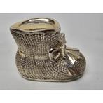 # Vintage metalen spaarpot in de vorm van schoentje, Ophalen of Verzenden, Gebruikt, Metaal of Blik