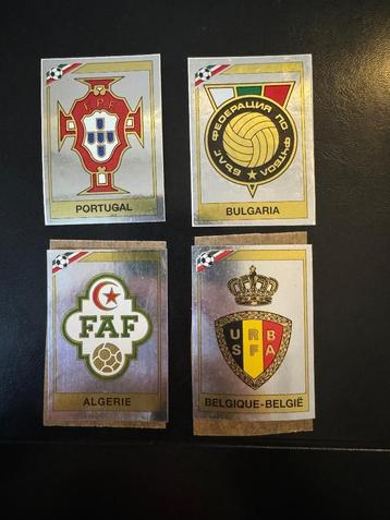 Panini WK 86 recovery stickers emblemen beschikbaar voor biedingen