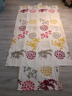 Leuke 1-p dekbedhoes bloem/streep Hema 100% katoen, Gebruikt, Dekbedovertrek, Ophalen of Verzenden, Overige kleuren