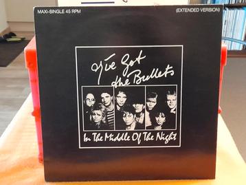 12" I've got the bullets - In the middle of the night (1986) beschikbaar voor biedingen