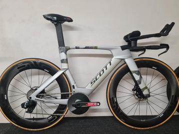 nieuwe Scott Plasma RC TT HMX maat M Red 1x12 Powermeter beschikbaar voor biedingen