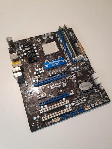 ASRock 870 Extreme3 Socket AM3 Moederbord + 4GB RAM beschikbaar voor biedingen
