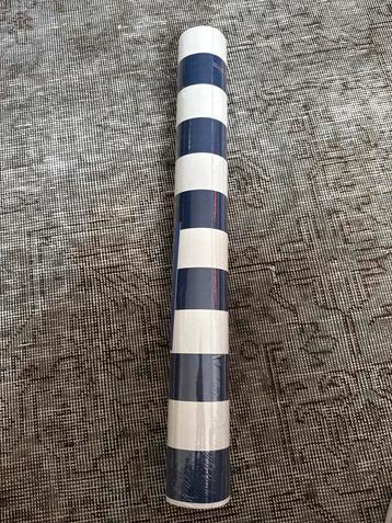 Sanders & Sanders Vliesbehang - Blauw/Wit Strepen beschikbaar voor biedingen