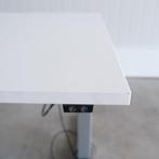 Elektrisch zit-sta bureau - 180x80cm -Wit blad - BR78, Gebruikt, -, -, Ophalen of Verzenden