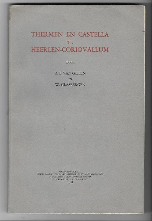 Heerlen: Romeinse Thermen en Castella te Heerlen-Coriovallum, Boeken, Geschiedenis | Stad en Regio, Gelezen, 20e eeuw of later