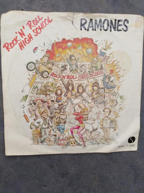 RAMONES: "Rock 'n' roll highschool" - PUNKROCKTOPPER!, Cd's en Dvd's, Vinyl Singles, Zo goed als nieuw, Single, Rock en Metal