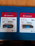 Transcend JetFlash usb stick nieuw 2 stuks, Telecommunicatie, Prepaidkaarten en Simkaarten, Ophalen of Verzenden, Nieuw, Overige providers