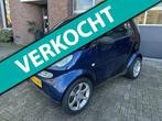 Smart Fortwo coupé 0.7 pulse automaat / bj.2005/ panoramada, Auto's, Automaat, Gebruikt, Blauw, Origineel Nederlands