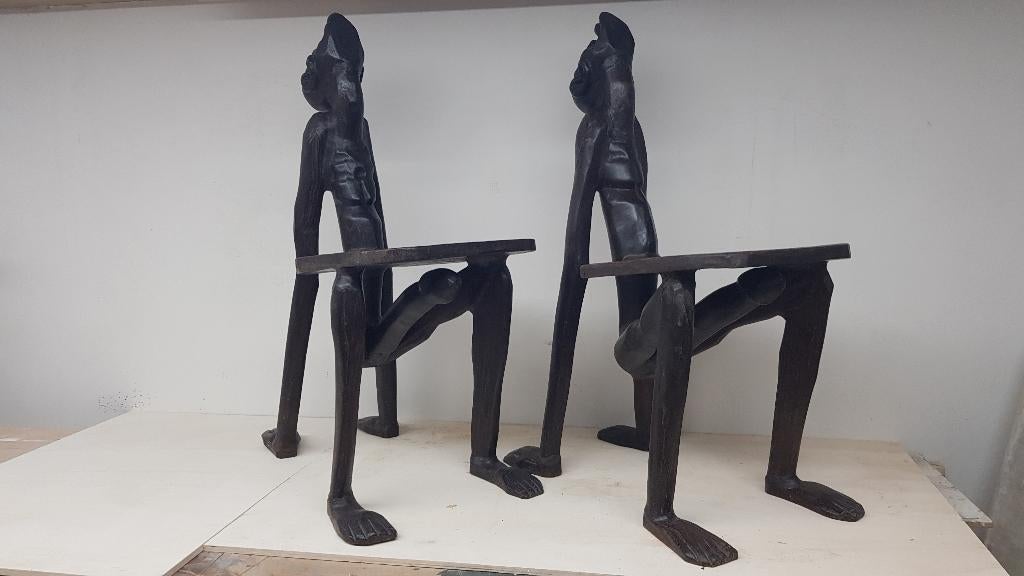 surrealistische stoelen met tintje erotiek, Antiek en Kunst, Ophalen of Verzenden