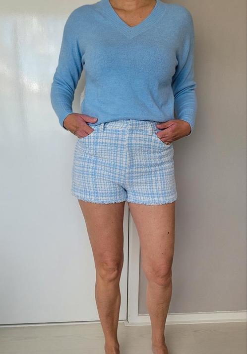 Erg mooie korte broek,short M Blauw/wit, Kleding | Dames, Broeken en Pantalons, Zo goed als nieuw, Maat 38/40 (M), Blauw, Kort
