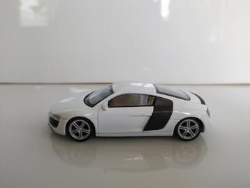 Audi R8 coupe- wit 1/43 1:43 beschikbaar voor biedingen