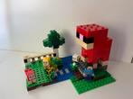 LEGO Minecraft De Schapenboerderij, Kinderen en Baby's, Speelgoed | Duplo en Lego, Ophalen of Verzenden, Zo goed als nieuw