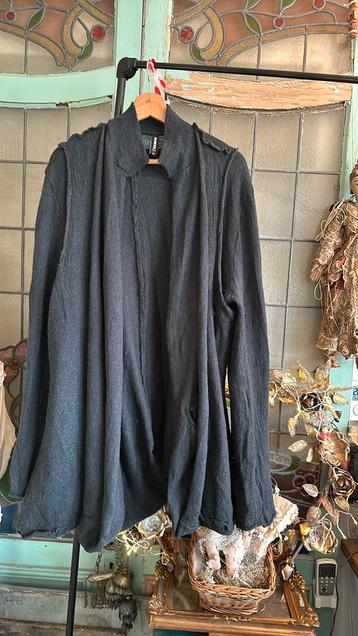 Rundholz  wollen warm grijs vest , dubbel xl beschikbaar voor biedingen