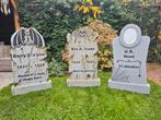 Halloween 3 Grafstenen - Decoratie, Ophalen of Verzenden, Zo goed als nieuw, Kunststof, Overige typen