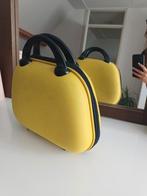 Beautykoffer, Sieraden, Tassen en Uiterlijk, Beautycases, Ophalen of Verzenden, Zo goed als nieuw, Geel, Hardcase