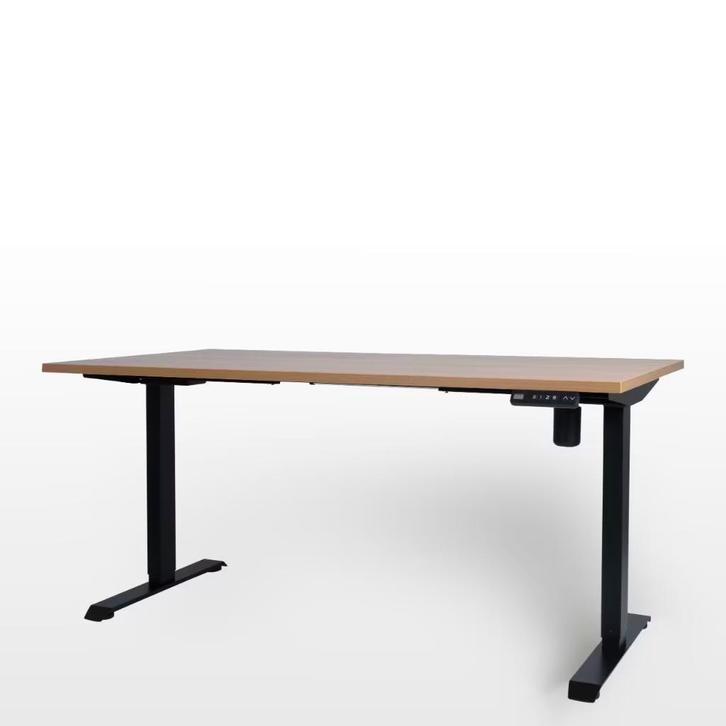 Elektrisch Zit Sta bureau 180x80 RM1 zwart frame NIEUW, Huis en Inrichting, Bureaus, Nieuw, Bureau, Elektrisch, In hoogte verstelbaar