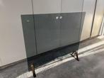 Getemperd glas openhaard scherm, Ophalen, Minder dan 80 cm, Minder dan 80 cm, Zo goed als nieuw