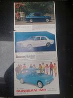 Auto folders - Sunbeam Imp, Hunter, Chamois Mark II, Ophalen of Verzenden, Gelezen, Overige merken, Sunbeam