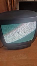 Oude Philips TV met VHS speler, Ophalen, Gebruikt, Minder dan 40 cm, Philips