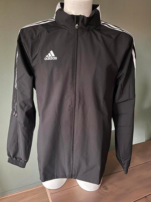 Adidas jas S zwart wit jassen jacket zomerjas windjack, Kleding | Heren, Jassen | Zomer, Nieuw, Maat 46 (S) of kleiner, Zwart