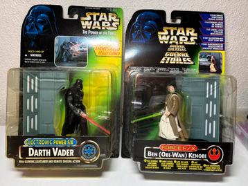 Star Wars set Darth Vader vs Obi Wan Kenobi Kenner POTF2 beschikbaar voor biedingen