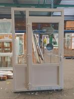 Kunststof Buitendeur 1/2glas  b164,5 x h258,8 -1883-, Doe-het-zelf en Verbouw, Deuren en Horren, Niet ingevuld, Kunststof, Gebruikt