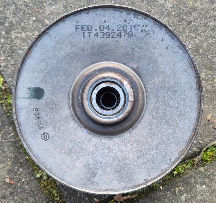 Piaggio zip koppeling witte drukveer. Compleet., Fietsen en Brommers, Brommeronderdelen | Scooters, Gebruikt, Piaggio, Blok, Ophalen of Verzenden