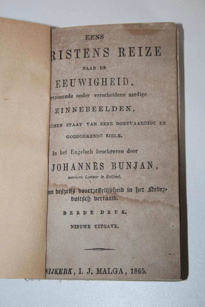 John Bunyan - Eens christens reize naar de eeuwigheid (1865), Boeken, Godsdienst en Theologie, Gelezen, Christendom | Protestants