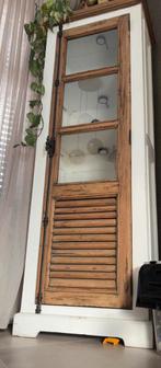 Vitrine kast amanda meubels, Huis en Inrichting, Ophalen, Met deur(en), Teakhout, 50 tot 100 cm