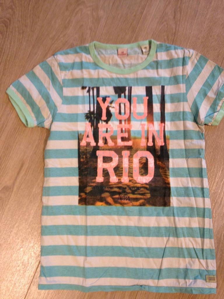 Nieuwstaat shirt scotch shrunk rio janeiro mt 164 box 9, Ophalen of Verzenden, Zo goed als nieuw, Jongen, Shirt of Longsleeve