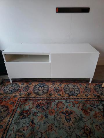 Ikea Besta kast 120cm met deurtje, lade en poten - afbeelding 1