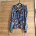 Dames  blouse donkerblauw met print revelation Zgan, Kleding | Dames, Blouses en Tunieken, Revelation, Ophalen of Verzenden, Zo goed als nieuw