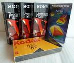 Lege VHS-videobanden en luxe opbergdozen, Cd's en Dvd's, VHS | Film, Ophalen of Verzenden, Nieuw in verpakking