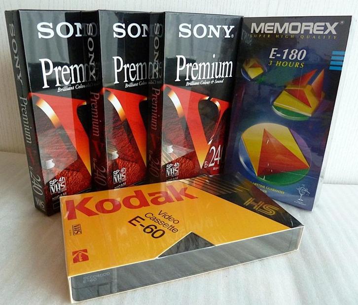 Lege VHS-videobanden en luxe opbergdozen, Cd's en Dvd's, VHS | Film, Nieuw in verpakking, Ophalen of Verzenden