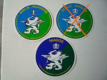 2x NIAGOS Stickers SGLS Sticker beschikbaar voor biedingen