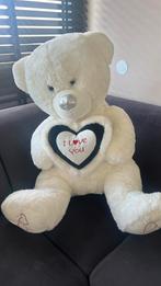 XXL teddybeer wit i love you, Verzamelen, Ophalen of Verzenden, Zo goed als nieuw, Stoffen beer, Overige merken
