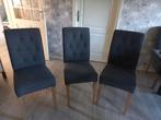 Eetkamerstoelen, Huis en Inrichting, Stoelen, Ophalen, Hout, Gebruikt, Drie