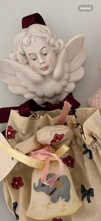 Porseleinen engeltje en klokjes, Ophalen of Verzenden, Zo goed als nieuw, Overige typen