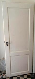 Binnendeur hout 2-vlaks (al geschuurd), Doe-het-zelf en Verbouw, Deuren en Horren, Ophalen, Minder dan 80 cm, Binnendeur, Zo goed als nieuw