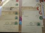 Stapeltje oudere USA briefkaarten en omslagen., Postzegels en Munten, Brieven en Enveloppen | Buitenland, Ophalen of Verzenden