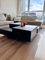 Eichholtz Nerone salontafel zwart/bruin, 50 tot 100 cm, Minder dan 50 cm, 100 tot 150 cm, Gebruikt