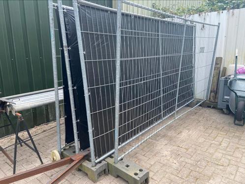Bouwhekken 4 x, Tuin en Terras, Tuinhekken en Hekwerk, Zo goed als nieuw, IJzer, Ophalen of Verzenden