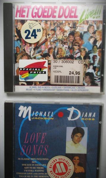 Michael Jackson Diana Ross~Het goede doel Live~cd beschikbaar voor biedingen
