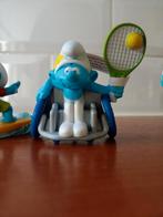 smurf - ijdele smurf in rolstoel die tennis speelt - 2024, Ophalen, Nieuw, Overige Smurfen, Poppetje, Figuurtje of Knuffel