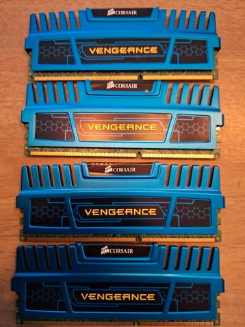 Corsair Vengeance 16GB (4x4GB) DDR3 RAM kit beschikbaar voor biedingen