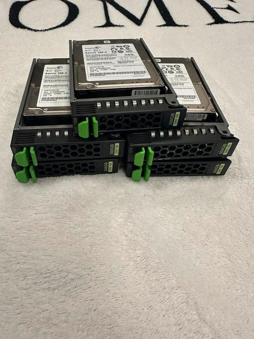 5 x 300GB SAS 10K Seagate | Fujitsu Siemens server, Computers en Software, Harde schijven, Zo goed als nieuw, Server, Intern, HDD