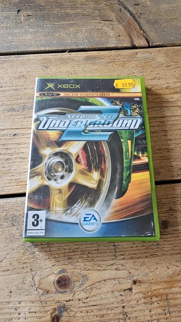 Need for Speed Underground 2 - Xbox, Spelcomputers en Games, Games | Xbox Original, Gebruikt, Racen en Vliegen, 1 speler, Vanaf 3 jaar