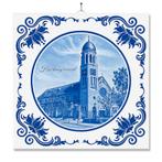 Tegel Met Opdruk | Heerhugowaard | Delft Blauw, Ophalen of Verzenden, Nieuw