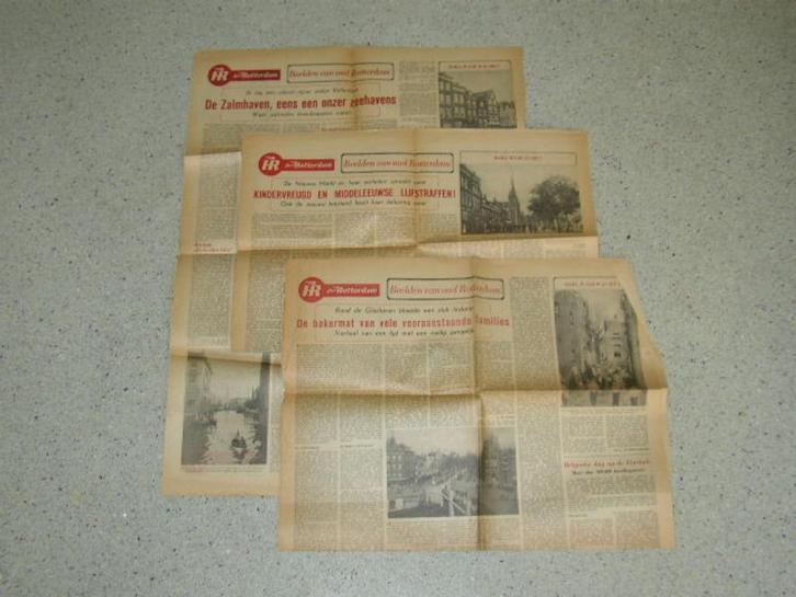 Drie Pagina's HR , Hier Rotterdam 1960, Boeken, Geschiedenis | Stad en Regio, Gelezen, Verzenden
