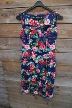 Jurk blauw/ rood Hearts & Roses mt 38 Vaste prijs, Kleding | Dames, Maat 38/40 (M), Blauw, Ophalen of Verzenden, Zo goed als nieuw